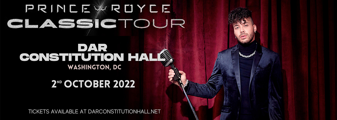 Prince Royce at DAR Constitution Hall