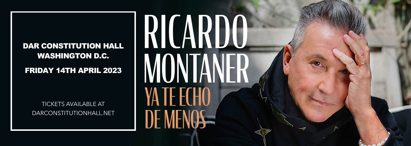 Ricardo Montaner at DAR Constitution Hall