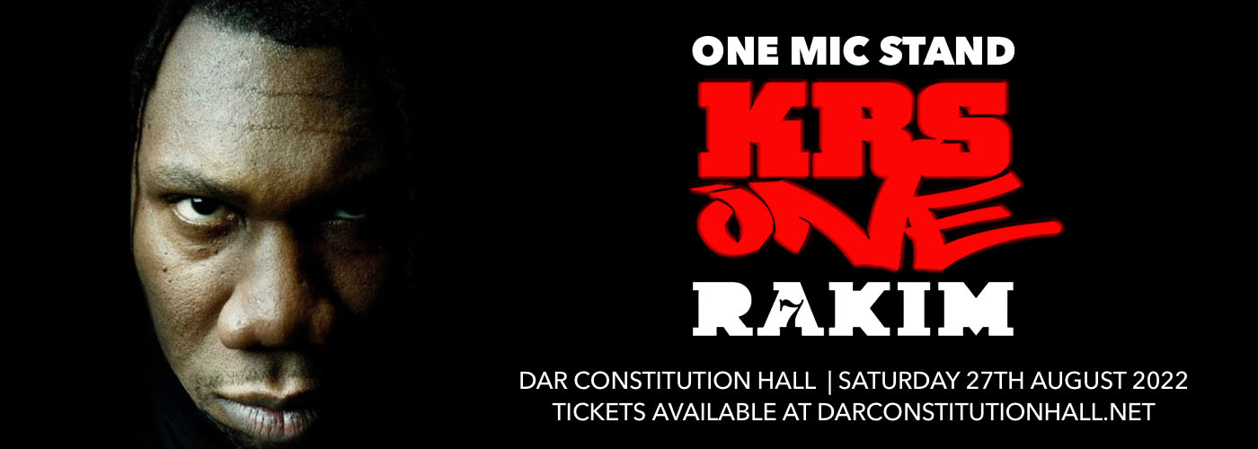One Mic Stand: KRS-One & Rakim at DAR Constitution Hall